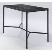 FOUR tavolo di bar in aluminio