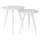 Side table Daven set of two White