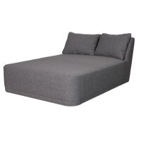 Chaiselongue Imore Single with armrest with fabric...